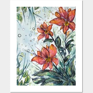 Blossoming Flowers Posters and Art